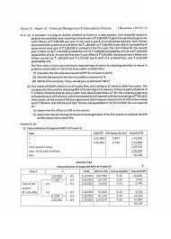 GROUP - III Paper-12 : FINANCIAL MANAGEMENT