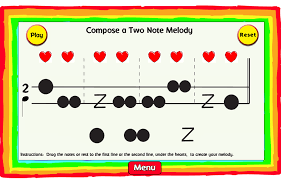 Music Week 9 Kindergarten Trace the rhythms on the worksheet