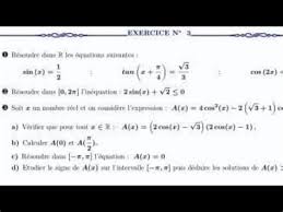 Exercices maths tronc commun scientifique maroc pdf