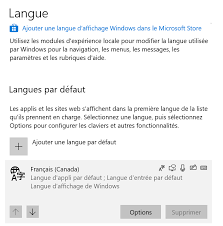 Installer le clavier français avec Windows 10