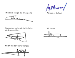 Charte dengagement des acteurs du transport aérien français en