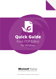 Foxit PDF Editor Quick Guide 11.2