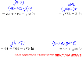 Perfect Square Trinomial & Difference of Squares