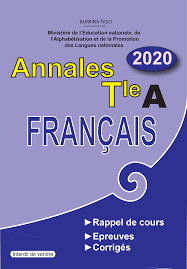 [PDF] Annales français Terminale A - Faso e-Education