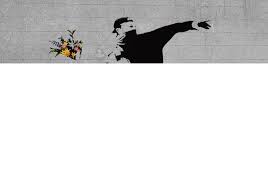 Banksy / Flower Thrower *