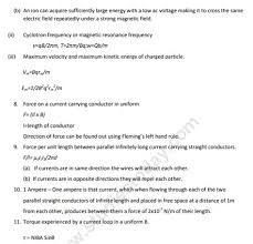 Notes of electric current class 12