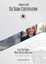 Lean Six Sigma White Belt Certification Training Manual