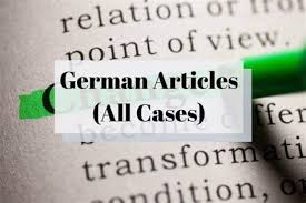 German articles rules pdf