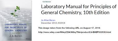 GENERAL CHEMISTRY I CHEM 1411.002 (24705) SPRING 2014