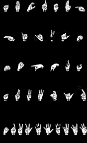 AMERICAN SIGN LANGUAGE ALPHABET AND NUMBERS