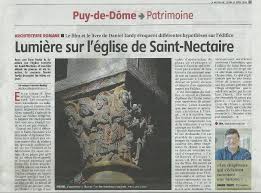 Toute la lumière sur léglise romane de Saint-Nectaire