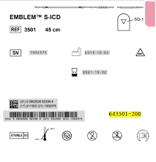 Electrode de défibrillation sous-cutanée Emblem™ S-ICD
