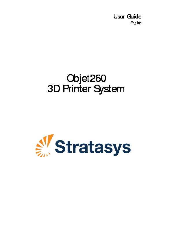 Objet260 3D Printer System