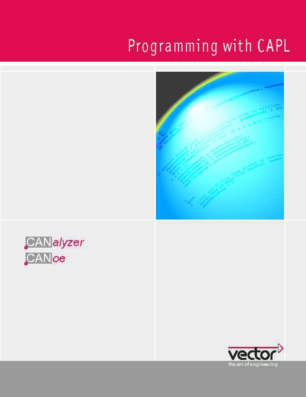 Programming with CAPL
