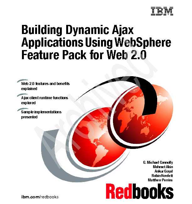 Building Dynamic Ajax Applications Using WebSphere Feature Pack
