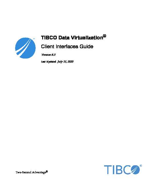 TIBCO Data Virtualization Client Interfaces Guide