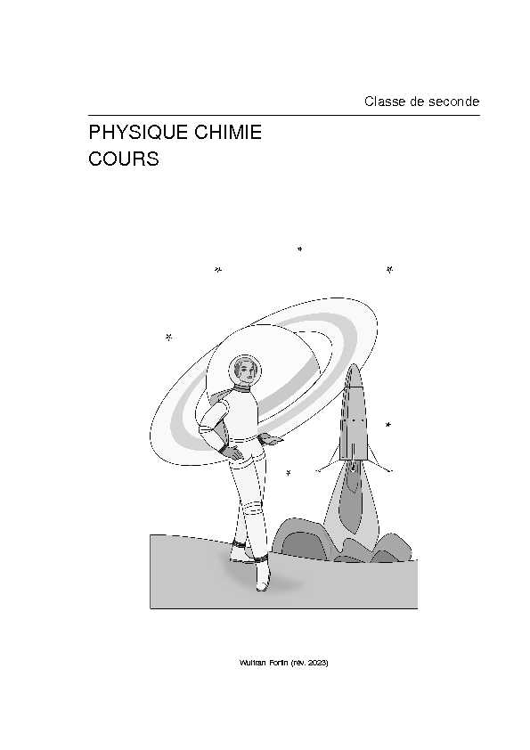 PHYSIQUE CHIMIE COURS