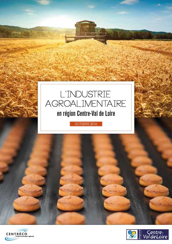 [PDF] Lindustrie Agroalimentaire - Devup Centre-Val de Loire