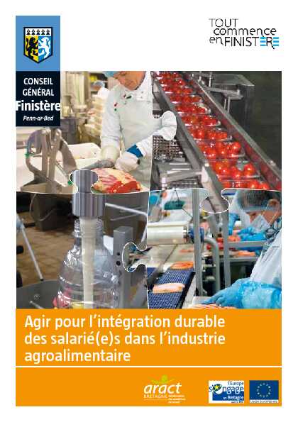 [PDF] Agir pour lintégration durable des salarié(e)s dans lindustrie