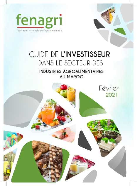 [PDF] GUIDE DE LINVESTISSEUR - Fenagri