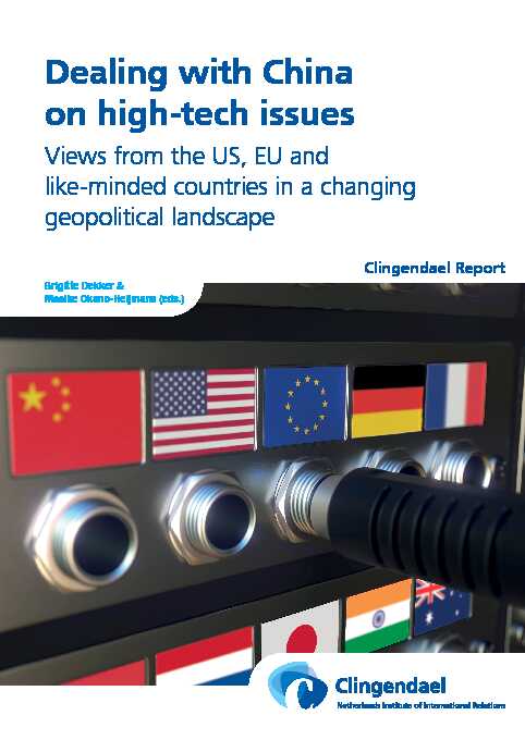 [PDF] Dealing with China on high-tech issues - Clingendael Institute