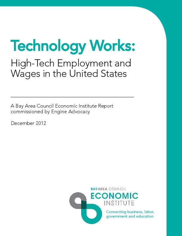 [PDF] High-Tech Employment and Wages in the United States