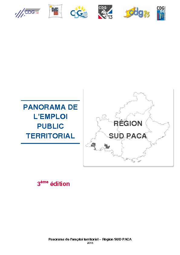 [PDF] Panorama de lemploi territorial – Région SUD PACA - CDG13