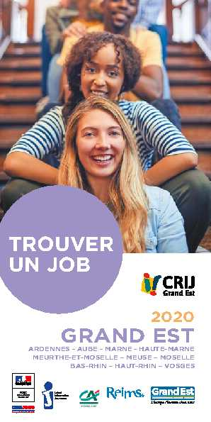 [PDF] TROUVER UN JOB - Info Jeunes Grand Est