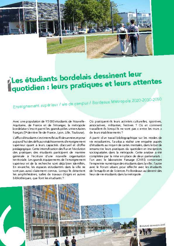 [PDF] Les étudiants bordelais dessinent leur quotidien - Aurba