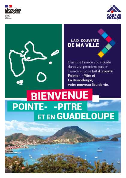 [PDF] Pointe-à-Pitre et la Guadeloupe - Campus France