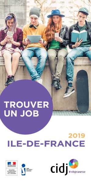[PDF] guide trouver un job en ile-de-france - Espace Jeunesse