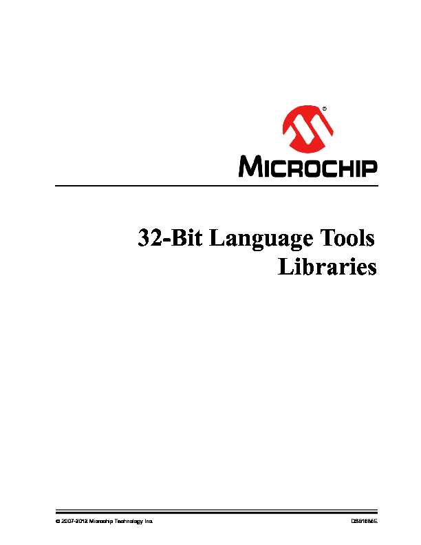 [PDF] 32-Bit Language Tools Libraries - Microchip Technology