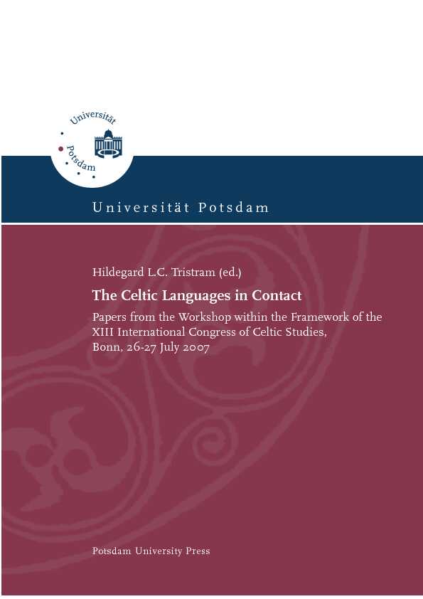 Hildegard LC Tristram (ed.) - The Celtic Languages in Contact