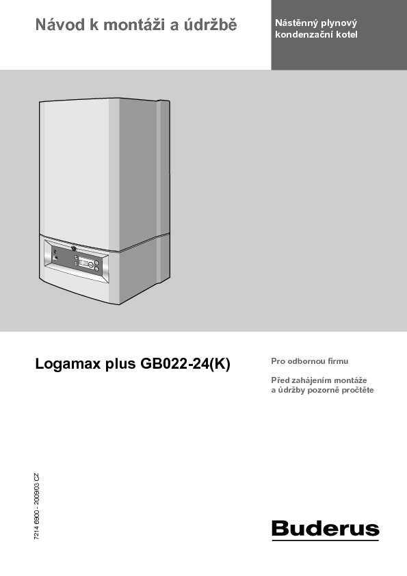 IM Logamax plus GB022-24(K) - CZ(DE)