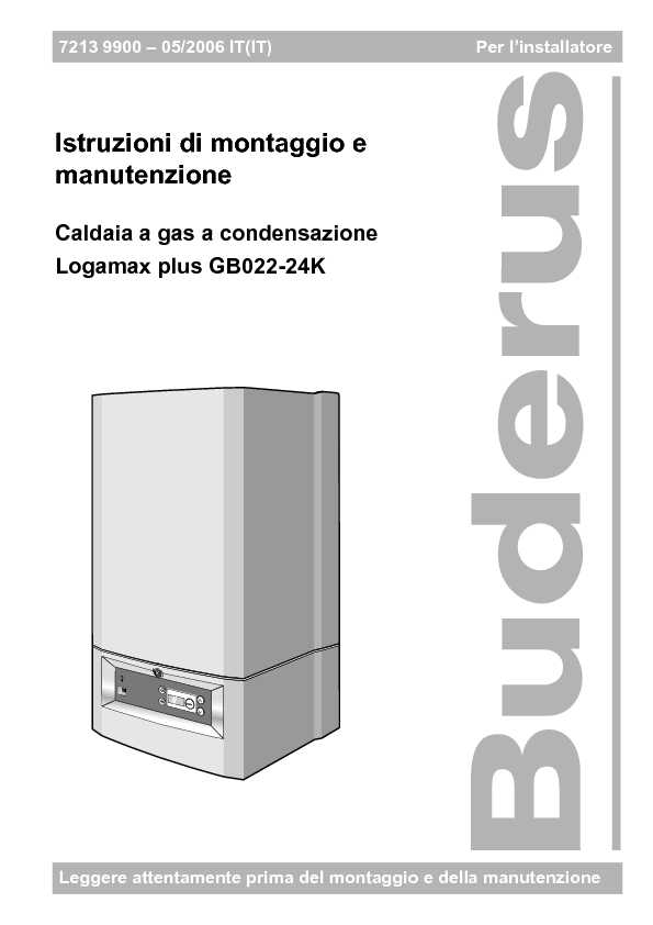 Caldaia a gas a condensazione Logamax plus GB022-24K