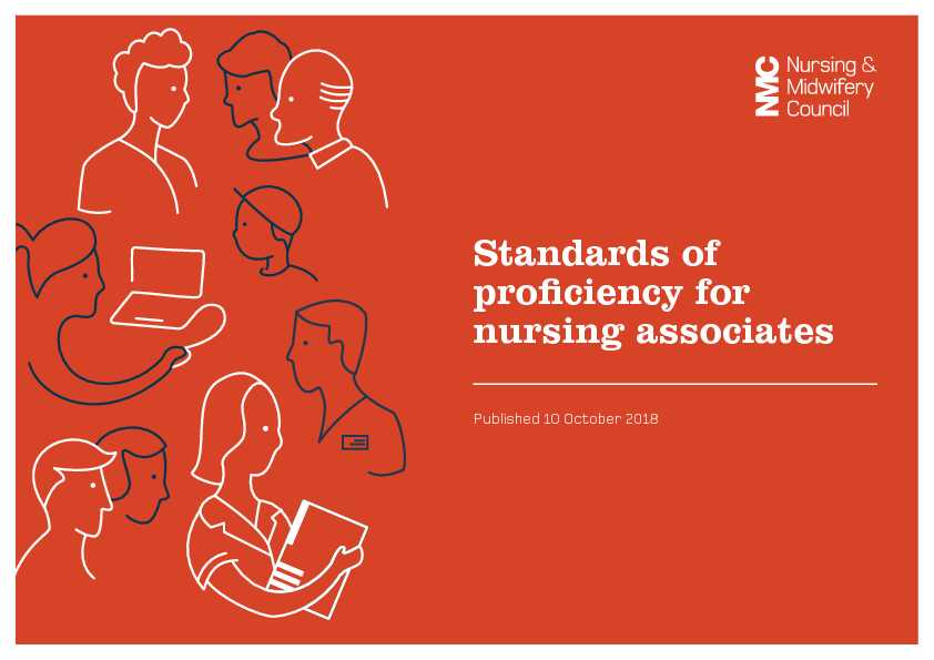Standards of proficiency for nursing associates