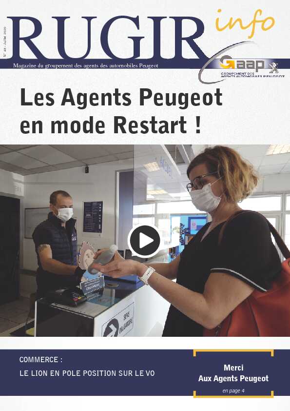 Les Agents Peugeot en mode Restart !