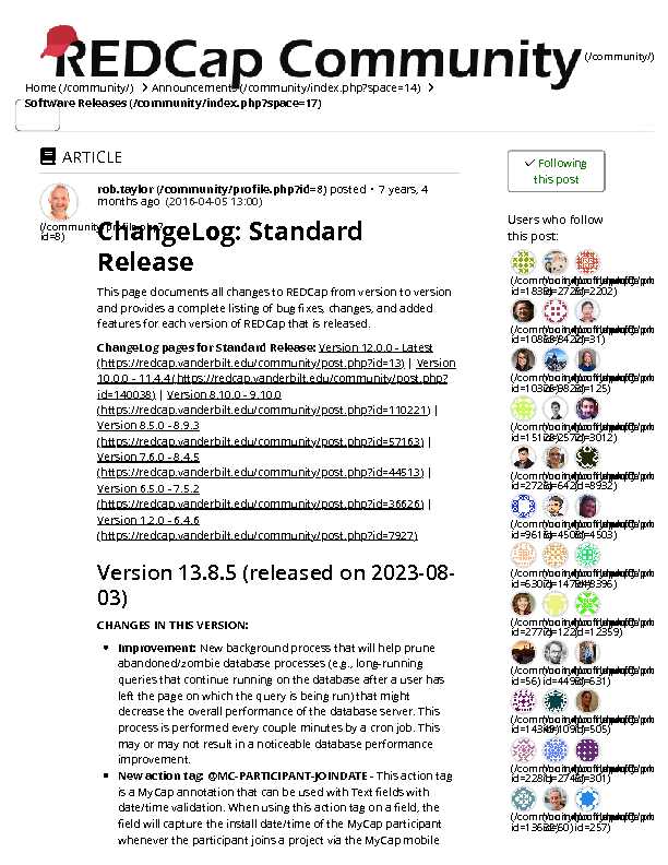 ChangeLog: Standard Release Version 12.5.4 (released on 2022