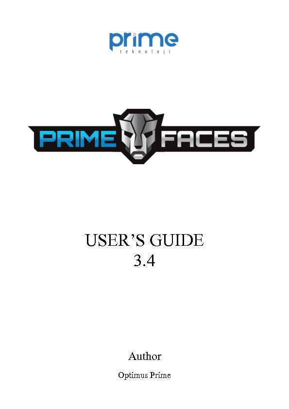 USERS GUIDE 3.4