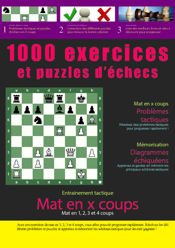 1000 exercices et puzzles déchecs