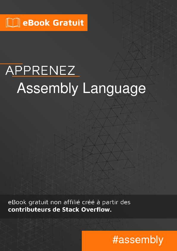 [PDF] Assembly Language - RIP Tutorial