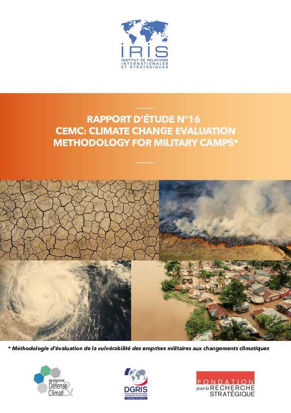 [PDF] a RAPPORT DÉTUDE N°16 CEMC: CLIMATE CHANGE  - IRIS