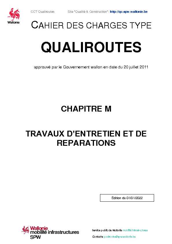 [PDF] Chapitre Mpdf - Qualité & Construction - SPW