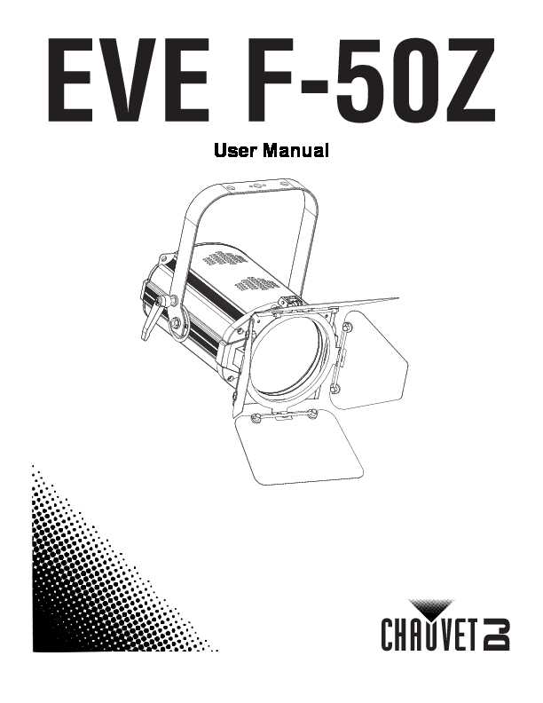 [PDF] EVE F-50Z User Manual - Chauvet DJ