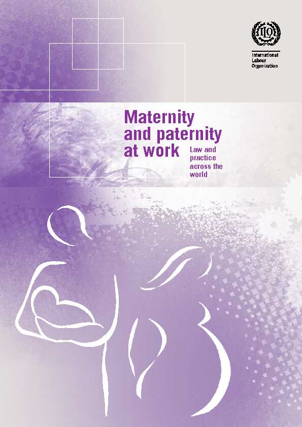 [PDF] Maternity and paternity at work – Law and practice across the world