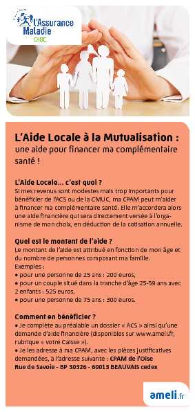[PDF] LAide Locale à la Mutualisation : amelifr