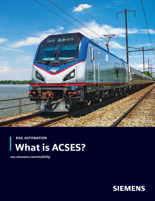 [PDF] What is ACSES? - Digital Asset Management - Siemens