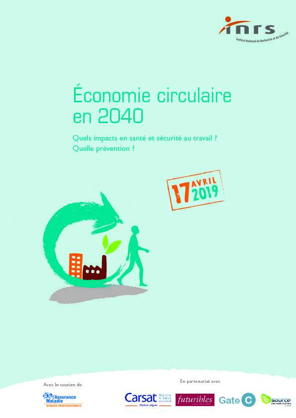 [PDF] Économie circulaire en 2040 - INRS