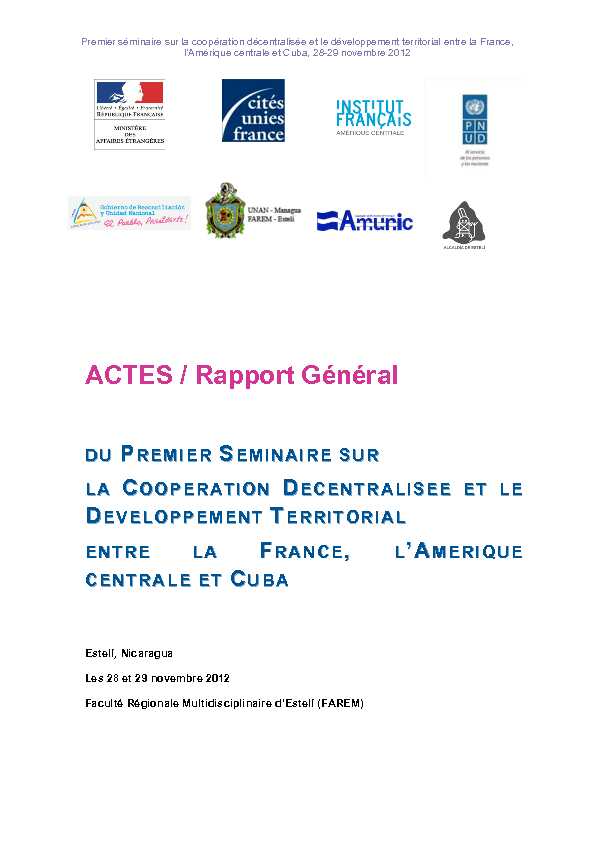 [PDF] ACTES SEMINAIRE COOPERATION DECENTRALISEE FR DEF-4