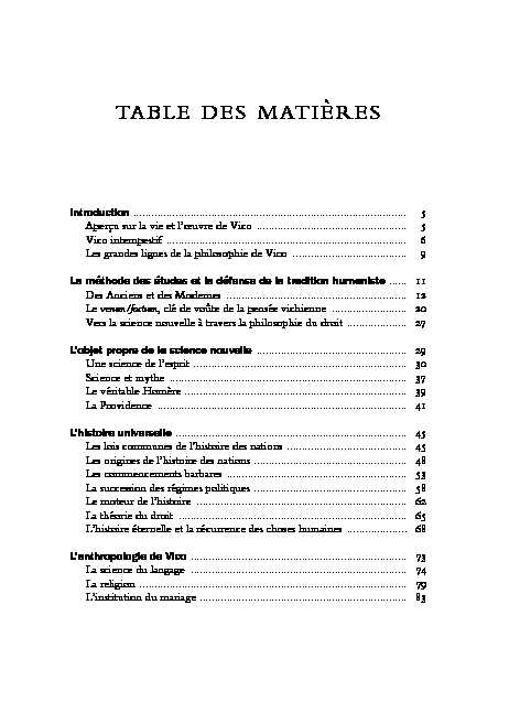 [PDF] TABLE DES MATIèRES